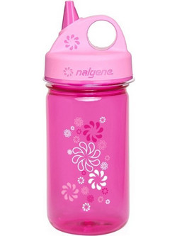 Nalgene Grip-N-Gulp Wheels Παιδικό Μπουκάλι Πλαστικό BPA Free Φούξια 350ml