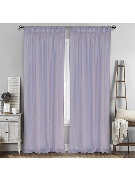 Lino Home Κουρτίνα με Τρέσα 300x295 Line 306 Lilac