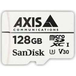 Axis Communications Surveillance microSDXC 128GB Class 10 U3 V30 UHS-I 100MB/s