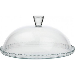 Click Τουρτιέρα Pasabahce Γυάλινη Φ32x11cm Διάφανη 6-60-672-0034
