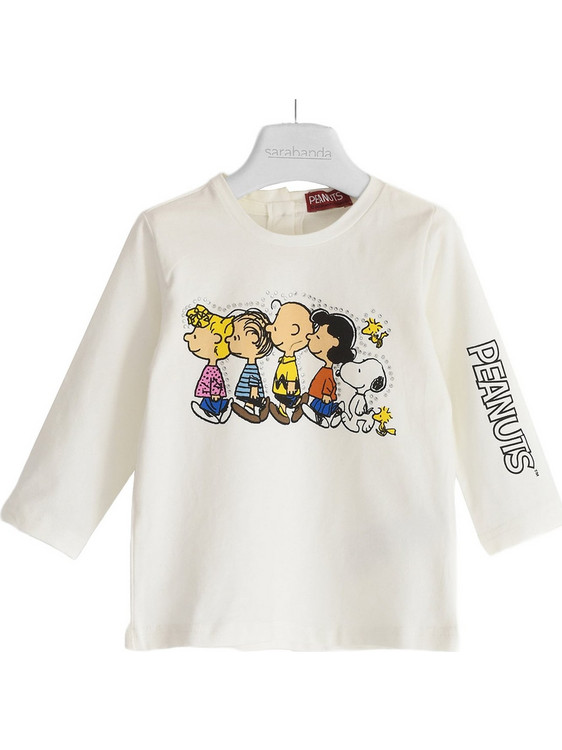 Sarabanda Snoopy Παιδικό T-Shirt Μακρυμάνικο Λευκό 05220-0112