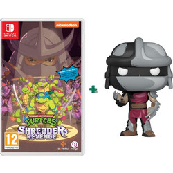 Teenage Mutant Ninja Turtles Shredder's Revenge Nintendo Switch & Funko Pop Shredder Nintendo Switch