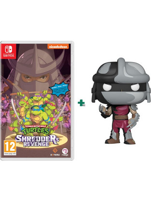 Teenage Mutant Ninja Turtles Shredder's Revenge Nintendo Switch & Funko Pop Shredder Nintendo Switch