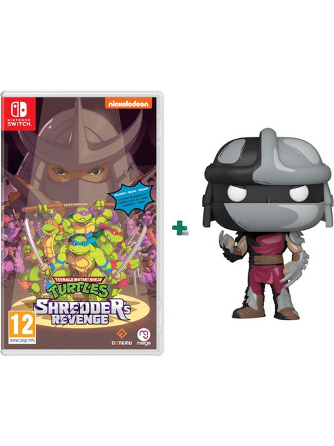 Teenage Mutant Ninja Turtles Shredder's Revenge Nintendo Switch & Funko Pop Shredder Nintendo Switch