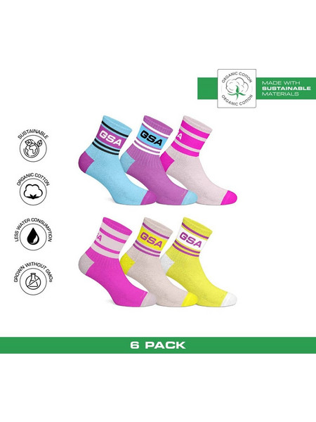 GSA Παιδικές Κάλτσες Ultralight Quarter 6-Pack