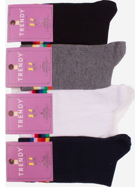 ΕΦΗΒΙΚΗ ΚΑΛΤΣΑ COLORFOUL STRIPES TRENDY PACK 4 ΤΕΜ Πολύχρωμο