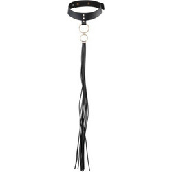 Bijoux Indiscrets Maze Tassel Choker Black