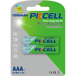 Pkcell Rechargeable AAA 1000mAh 2τμχ