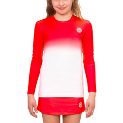 Bidi Badu Παιδικό T-Shirt Μακρυμάνικο Λευκό Κόκκινο G1330001-RDWH