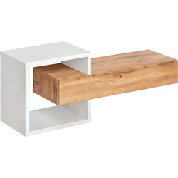 RAVENNA Βάση με συρτάρι Επίπλου Εισόδου Rosina Drawer Wotan Oak 100 x 40 x 30