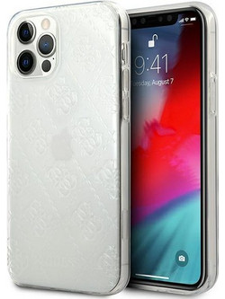Guess 4G 3D Pattern Collection Θήκη iPhone 12 / 12 Pro Transparent GUHCP12M3D4GTR