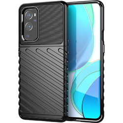 Thunder Case Flexible Tough Rugged Cover TPU Case for OnePlus 9 Pro black