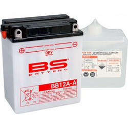 BS Μπαταρία Μοτοσυκλέτας BB12A-A Dry 155A 12.6Ah