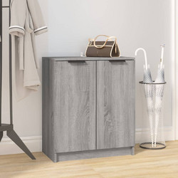 vidaXL Παπουτσοθήκη Ξύλινη Γκρι Μ59xΠ35xΥ70cm 817103