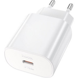 Hoco N22 JETTA Φορτιστής Χωρίς Καλώδιο με Θύρα USB-C 25W Power Delivery White