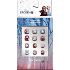 Disney's Frozen Press-on Nails Set Σετ με 12 αυτοκόλλητα νύχια με φιγούρες Frozen