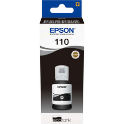 Epson 110 Ecotank Black Μελάνι Εκτυπωτή Inkjet C13T03P14A