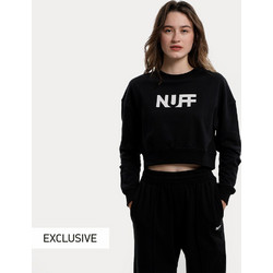 Nuff Wo's Graphic Γυναικείο Αθλητικό Crop Top Μαύρο NU62220031-01