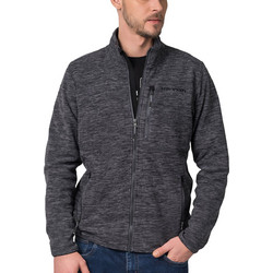 HANNAH Santon II Ανδρική Ζακέτα Fleece με Φερμουάρ Ανθρακί 10025370HHX-01
