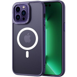 COMMA MAGSAFE JOY ELEGANT METAL FRAME ANTI-SHOCK CASE IPHONE 14 PLUS - PURPLE