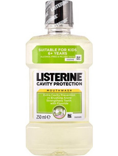 Listerine Cavity Protection Green Tea Στοματικό Διάλυμα Κατά της Πλάκας 250ml