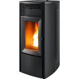 MCZ Ego Hydromatic 12 Black Σόμπα Pellet Καλοριφέρ Αερόθερμη 11.9kW