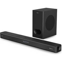 Majority Sierra Plus Soundbar 400W 2.1.2 με Ασύρματο Subwoofer Black