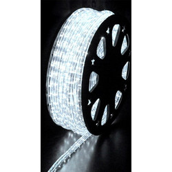 Φωτοσωλήνας led πλακέ διάφανος ψυχρό φως 230V 36led/m 3W/m για κρυφό φωτισμό ντιμαριζόμενος - 30-2400