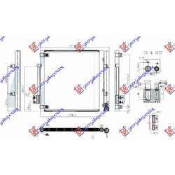 Ψυγειο A/C (378x345) Tesla Model S 12- - 906306410