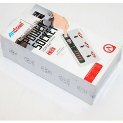 Andowl 3-Position Power Socket with 5 USB White LI-Q-688
