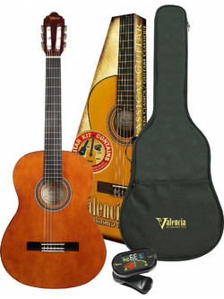 Valencia VC-104K Natural Bundle