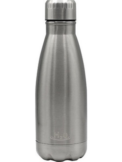 Puro H2O Bottle Double Wall Silver 500ml