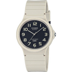 Casio Standard Ανδρικό Ρολόι με Μπεζ Καουτσούκ Λουράκι MQ-24UC-8BEF