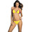 Marko Bikini Set Τριγωνάκι με Ενίσχυση Κίτρινο M-427