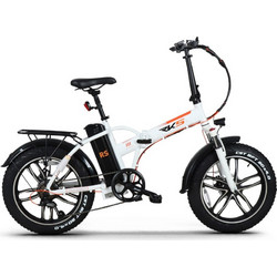 RKS RSIII Plus Ηλεκτρικό Ποδήλατο Πόλης 20" 250W με 7 Ταχύτητες και Δισκόφρενα Λευκό