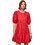 Pepe Jeans Bella Mini Καθημερινό Φόρεμα Κόκκινο PL953238-217