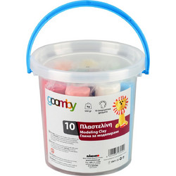 Πλαστελίνη Δοχείο 500gr 10τεμ