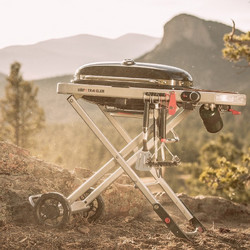 Weber Traveler Φορητή Ψησταριά Υγραερίου 3.8kW Επιφάνειας 63.5x34.3cm