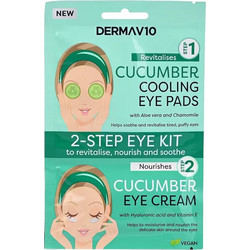 Derma V10 2 Step Eye Kit Cucumber
