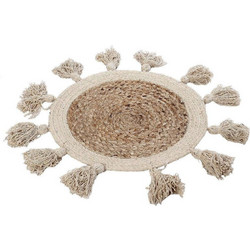Σουπλά Στρογγυλό KUF103 Φ35cm Natural Espiel Seagrass