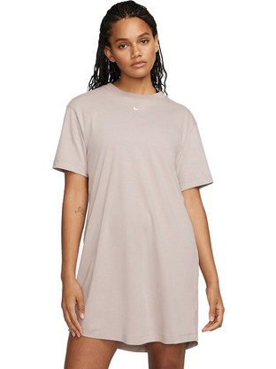 Nike Sportswear Essential Mini Καλοκαιρινό Αθλητικό Φόρεμα Μπεζ DV7882-272