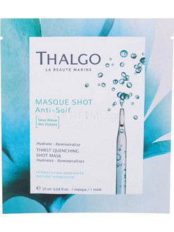 Thalgo Thirst Quenching Shot Κρεμώδης Μάσκα Προσώπου για Ενυδάτωση με Υαλουρονικό 20ml
