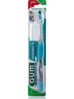 Gum Technique Compact 491 Soft Οδοντόβουρτσα Μπλε