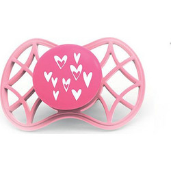 Nuvita Air55 Ορθοδοντική Πιπίλα Σιλικόνης 6m+ Pink Yarrow