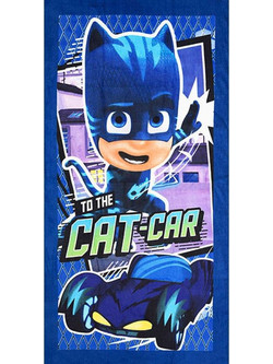 Aquablue PJ Masks Catboy Παιδική Πετσέτα Θαλάσσης Μπλε