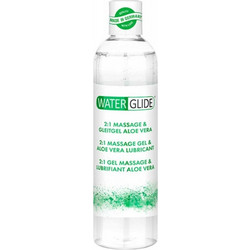 Waterglide Massage & Aloe Vera Λιπαντικό Gel Νερού Κόλπου Πρωκτού & Μασάζ 300ml