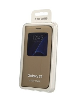Samsung S-View Cover Gold (Galaxy S7)
