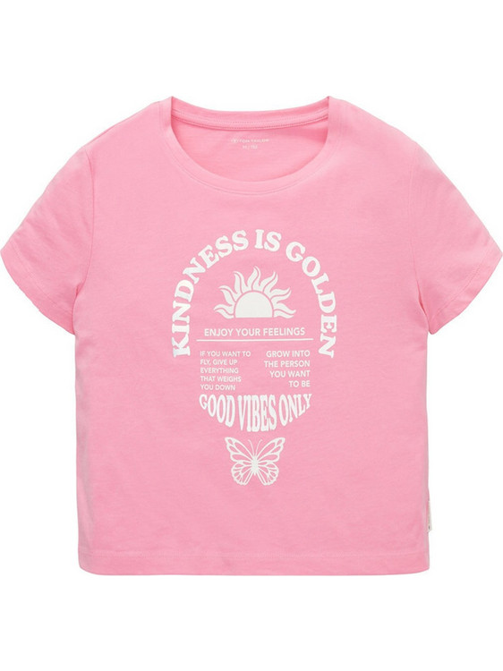 Tom Tailor Παιδικό T-Shirt Κοντομάνικο Ροζ 1036125-31654