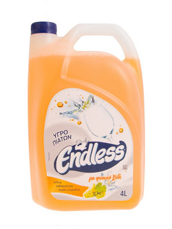 Καθαριστικό υγρό πιάτων Endless με φυσικό ξύδι 4 λίτρα