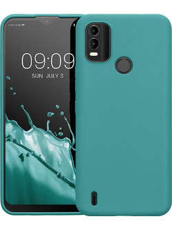 KWmobile Θήκη Σιλικόνης Nokia C21 Plus - Teal Matte (61460.57)
